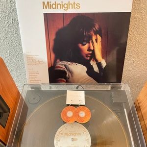 Taylor Swift Midnights Vinyl Earrings